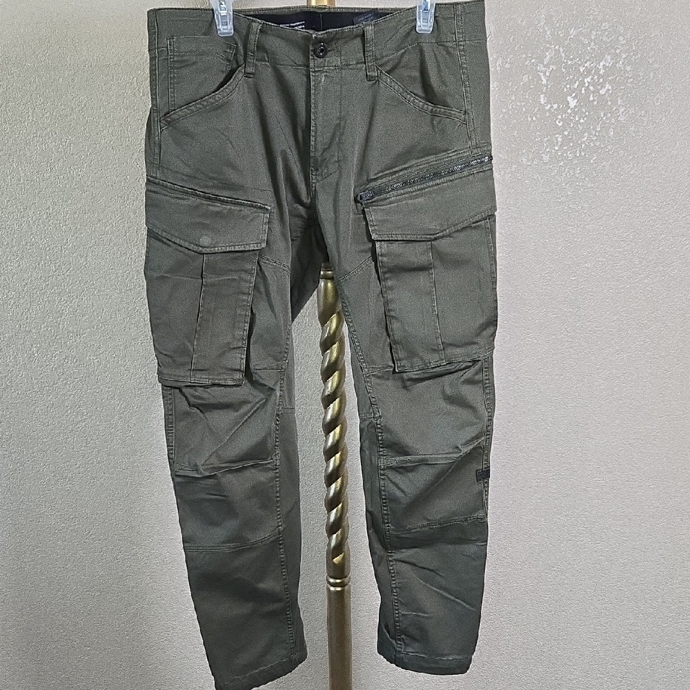 Men's Dark Green Cargo Pants